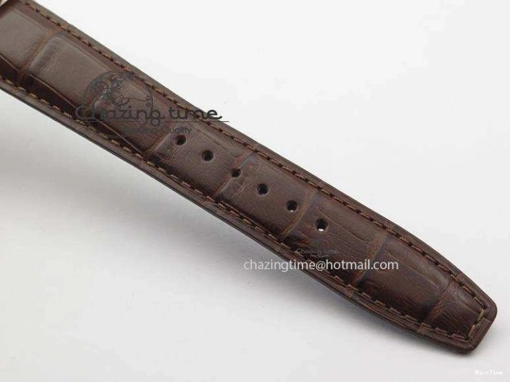 MIROTIME 0410 Unisex Portuguese Real PR RG IW500702 ZF 1:1 Best Edition On Brown Leather Strap A52010 V 7303